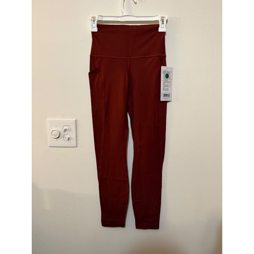 Lululemon Align High Rise Pockets 25" Rockwood Size 4 NWT